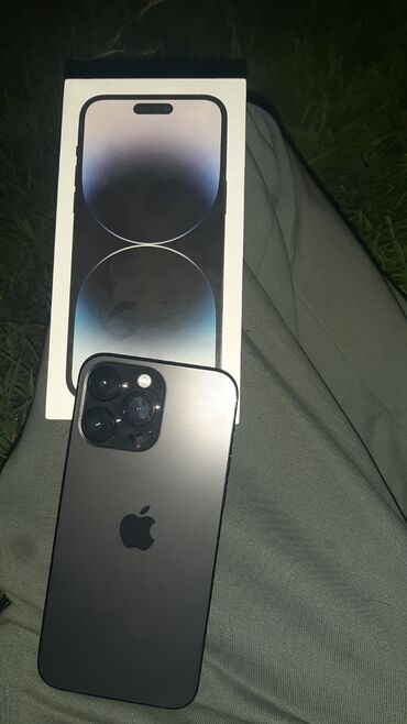Apple iPhone: IPhone 14 Pro Max, Б/у, 256 ГБ, Черный, Коробка, 100 %