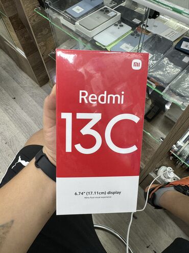 телефон redmi 13: Xiaomi, Redmi 13C, Новый, 128 ГБ, 2 SIM