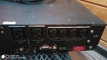 Modemlər və şəbəkə avadanlıqları: Tripp Lite Модель: SUINT2200 RTXL2U Güc - 2200 VA (1600 Vt) Giriş — 4