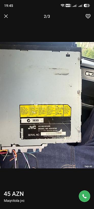 bmw e39 manitor: JVC KD-R705 avtomobil maqnitofonu - Brend/model: JVC CD Receiver — 2