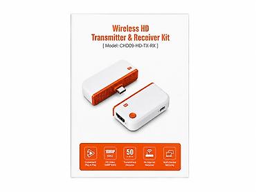 internet oturucu: Wireless HD Transmitter & Receiver Kit (Model: CHD09-HD-TX-RX) — 1