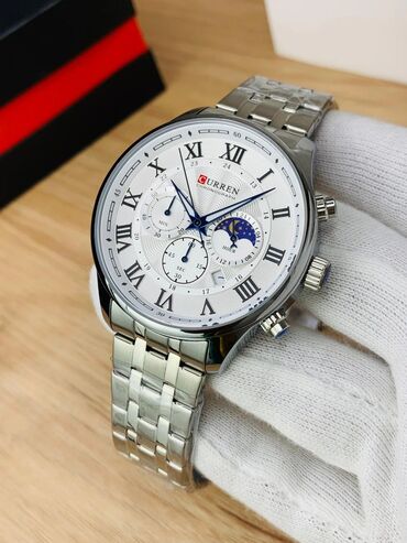 Qol saatları: Yeni, Qol saatı, Curren, rəng - Ağ — 1