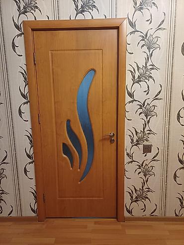 Müasir interyer üçün dekorativ otaq qapısı - Material: ağac fakturalı