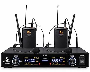 активный усилитель пульт: Беспроводная микрофонная петличка система Avcrowsns AC-821 (UHF) — 2