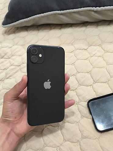 Apple iPhone: IPhone 11, Б/у, 64 ГБ, Черный, Чехол, 72 % — 1