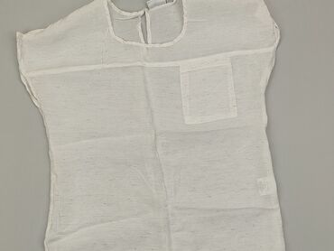 białe bluzki krótki rękaw: Блуза жіноча, M, стан - Хороший