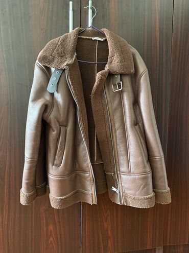 Pencəklər: Qadın üçün aviator üslubunda qış gödəkcəsi -50-yə alınıb,yenidir -