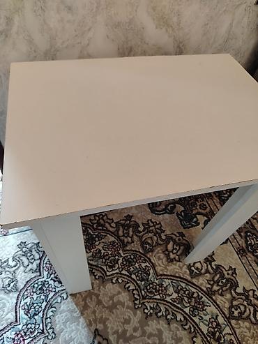 işlənmiş mətbəx stolu: Mətbəx masası, İşlənmiş, Açılmayan, Laminat, Dördbucaq masa — 4