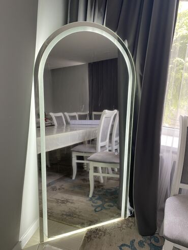 зеркало для дома бу: Новое зеркало с подсветкой (2в1 фронтальная+парящая). Размер 165х80