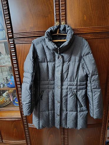 big xxl: Продаю пуховик новый(не подошёл по размеру), бежевый цвет, размер — 10