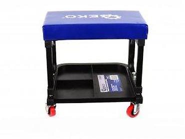 Kancelarijske stolice: GEKO radionicka stolica sa točkićima i odlaganjem alata - Niska — 10