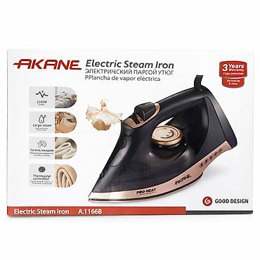 Бытовая техника: №: 16444 Məhsulun adı: Ütü Akane A.1166B Electric Steam Iron 2200W — 1