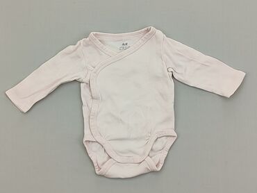 różowe body niemowlęce: Body, H&M, Newborn baby, 
condition - Good