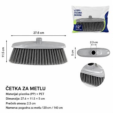 KMT glava metle 3283443 Praktična glava metle za domaćinstvo