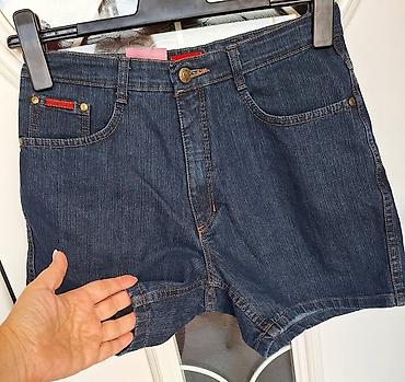 zara basic sako: Ženski teksas šorts POKER – veličina 50, tamnoplavi denim sa — 4