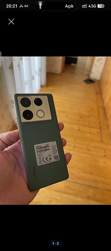Infinix Note 40 Pro, 256 GB, rəng - Qızılı, Simsiz şarj lalafo.az -da Infinix Note 40 Pro, 256 GB, rəng - Qızılı, Simsiz şarj