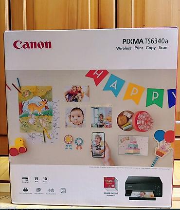 Ofis avadanlığı: Canon PIXMA TS6340a – Skaner kopya və yüksək keyfiyyətli printer sadə — 1