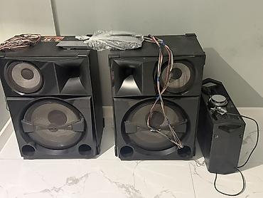 аудио усилитель купить: Sony ev audio sistemi – güclü 2 ədəd iri akustik səsgücləndirici və — 1