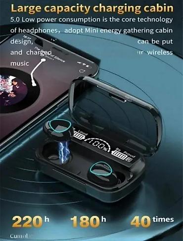 Slušalice: Bežične Bluetooth 5.1 slušalice TWS M10 NOVO. Opis proizvoda: M10 TVS — 3