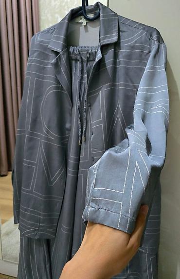 clothe: Брючный костюм, Палаццо, Рубашка, Италия, Вискоза, Осень-весна — 1