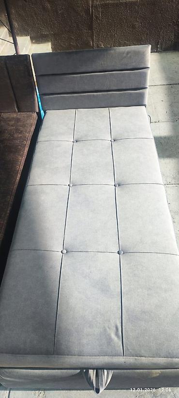 Односпальные кровати: Односпальная кровать, Новый, С мягким изголовьем, длина - 200 см — 9