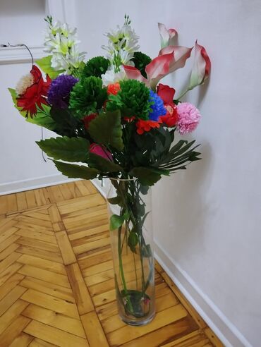 Süni güllər: Gül dekoru hun 100 sm — 4