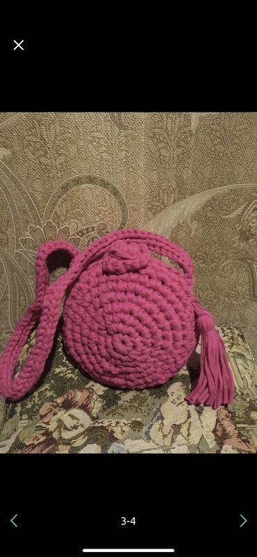 Çantalar: Səbət 15azn. Əl işi. Çanta 20azn. Əl işi. Uşaq çantası Koşelyok — 4