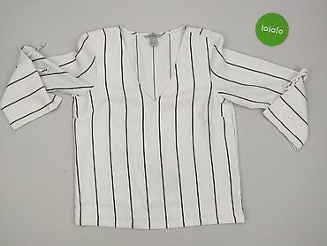 białe bluzki basic: H&M, Bluzka damska, rozmiar S — 2
