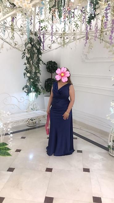 mango canta: Qadın gecə/libas – tünd göy rəng - L - Xl ölçü - Model: Maxi — 1