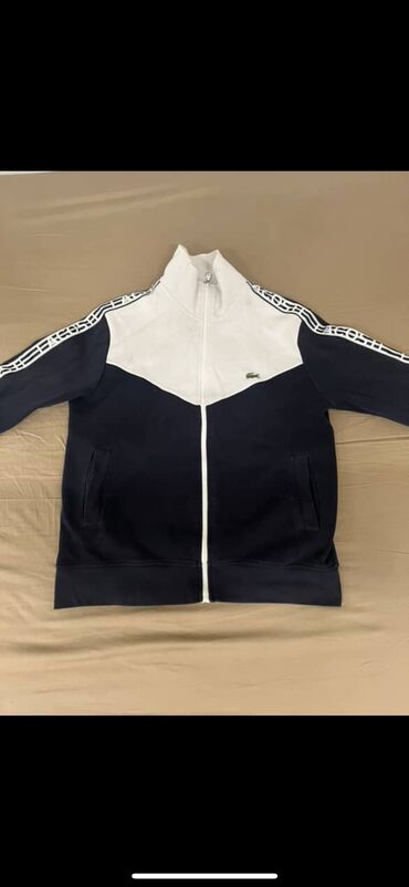 Толстовки: Мужская толстовка, S (EU 36), Lacoste, Б/у, цвет - Белый, Самовывоз, Платная доставка