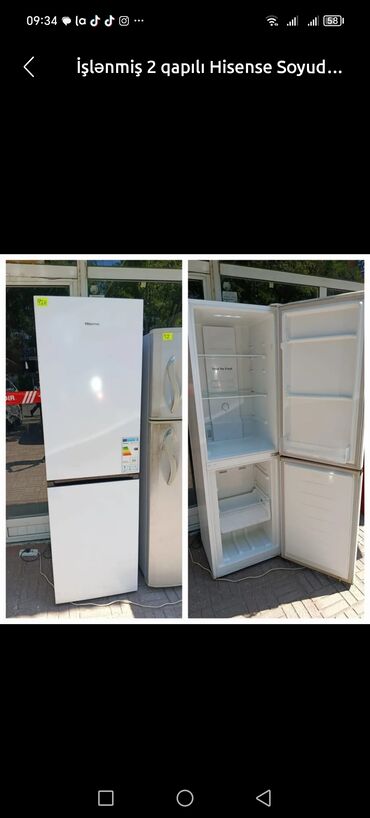 beko vcc 7324 wi: Hisense 2 qapılı soyuducu Xüsusiyyətlər: - Brend: Hisense - Aşağıda
