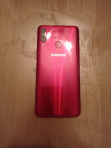 samsung zet: Samsung Galaxy A22, Б/у, 64 ГБ, цвет - Красный, 1 SIM, 2 SIM