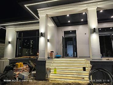 Фасадные работы: Ремонт фасада, Утепление фасада, Демонтажные работы | Балясины, Лепнина | Сухой травертин, Мрамор, Сары-Таш | Базальт Больше 6 лет опыта — 42