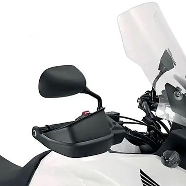 gumeno oko: Štitnik za ruke za motocikl sa integrisanim retrovizorom. Ovaj dodatak — 1