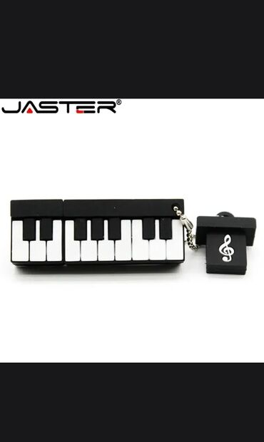 flash card: JASTER firmasına aid, klavişli musiqi aləti formasında, 128 gb yaddaşa