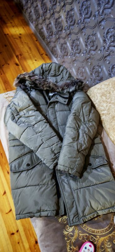 женское пальто на синтепоне: Мужская куртка, Болонка, Зимняя, L