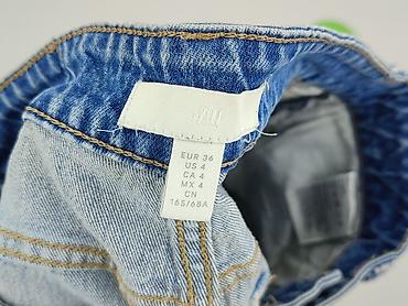 high waist: H&M, Szorty damskie, rozmiar S — 4