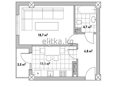Батирлер: 💎СРОЧНО ПРОДАЕТСЯ ЭЛИТКА 🏢Комнат: 2 📍Район: Ленинский район — 6