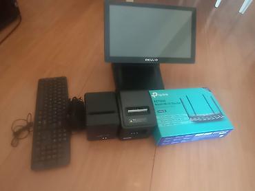 POS avadanlıq paketi - OKUPO brendli POS terminal (toxunma ekranlı)