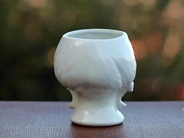 Stare vaze i dekor: Vintage Milk Glass Bela mlečna poculanska vaza Mid-century — 5