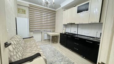 квартиры по суточно мкр: 1 бөлмө, 41 кв. м, Элитка, 8 кабат, Евроремонт