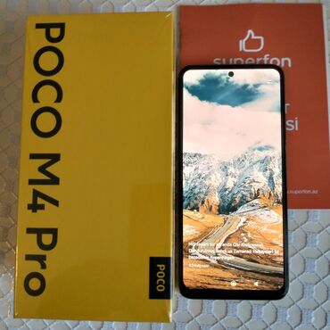 Poco: Poco M4 Pro, 256 GB, rəng - Sarı, Sensor, Barmaq izi, Face ID