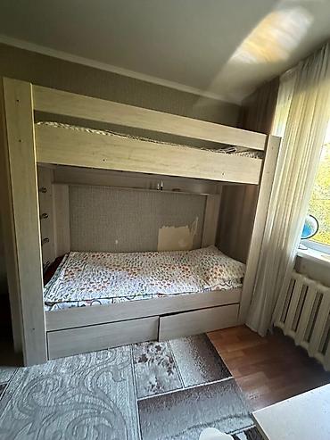bunk bed: Детская односпальная кровать, Б/у, Для девочки, Для мальчика, С бортиком, МДФ, Самовывоз — 5
