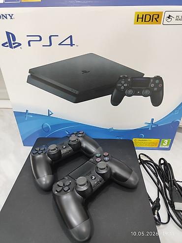 ipone x ucuz: Sony PlayStation 4 (PS4) Slim oyun konsolu + 10 əd məşhur oyun bizdən — 1