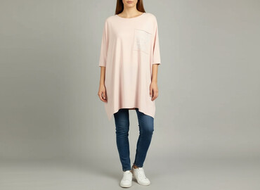 bluzki wizytowe plus size: Туніка жіноча, розмір One size