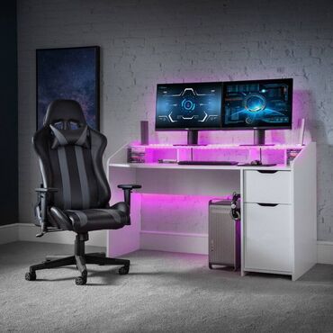 gaming chair: Ev və ya ofis üçün çalışma masası. Türkiyə materialından yığılır