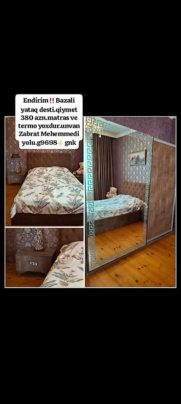 Endirim‼️Bazali yataq desti.qiymet 380 man.matras ve termo