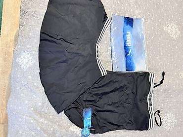 накидка: Купальник PUMA SWIM, женский, слитный со съемной юбкой - Модель — 3