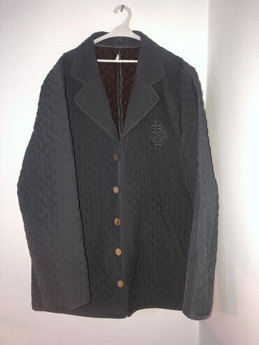интернет магазин одежды бишкек: Куртка, 6XL (EU 52), 7XL (EU 54), цвет - Серый