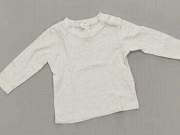 bluzka biała z kołnierzykiem: Bluzka, 3-6 m, stan - Dobry
